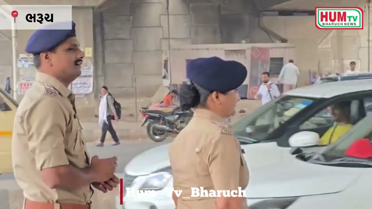 ભરૂચમાં હેલ્મેટ વિના ટુ-વ્હીલર હાંકરનાર ચાલકોએ પોલીસ ને ૫૦૦₹ દંડ સ્વરૂપે ચુકવ્યા