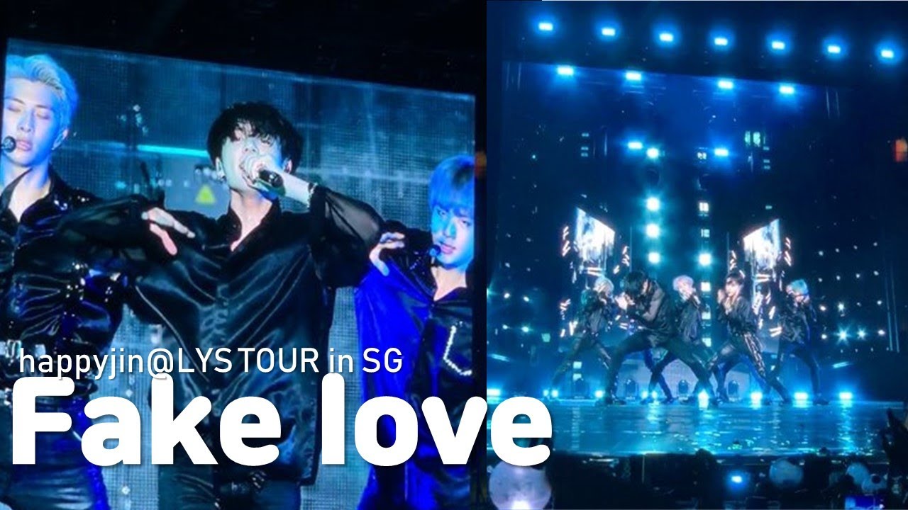 190119 BTS _ FAKE LOVE @LYS tour in Singapore