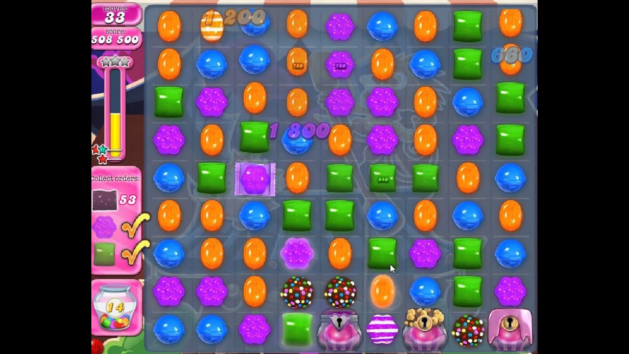 Candy Crush 1476 without booster