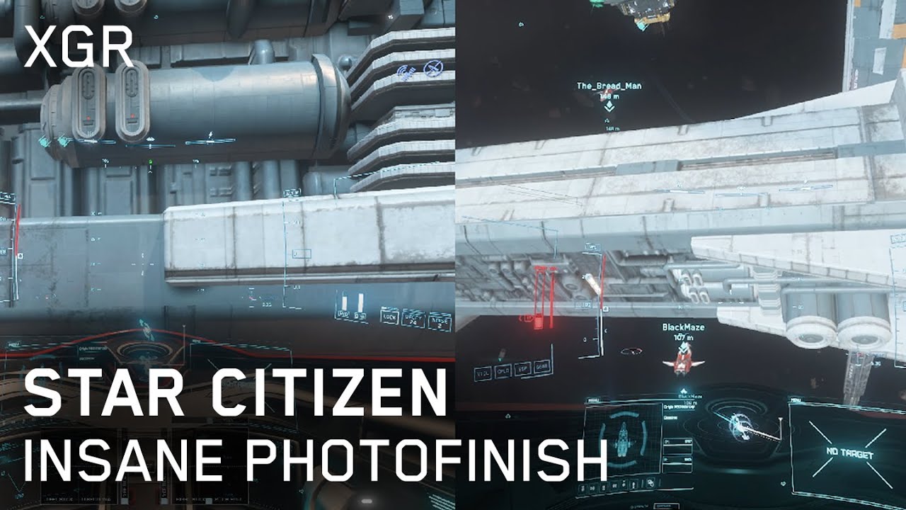 INSANE PHOTO FINISH Split View Zero G Race - CIG is getting it exactly right!