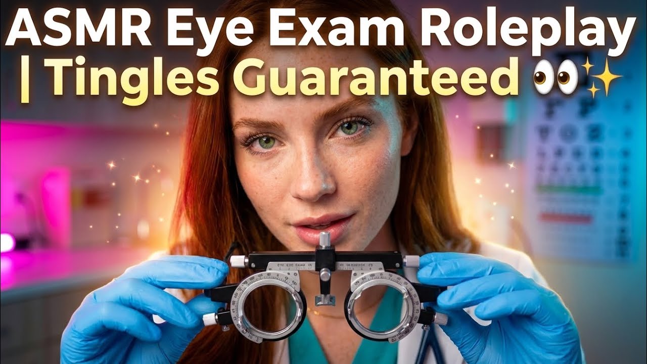 ASMR Full Eye Exam Roleplay | Whispered Doctor Checkup for Ultimate Tingles