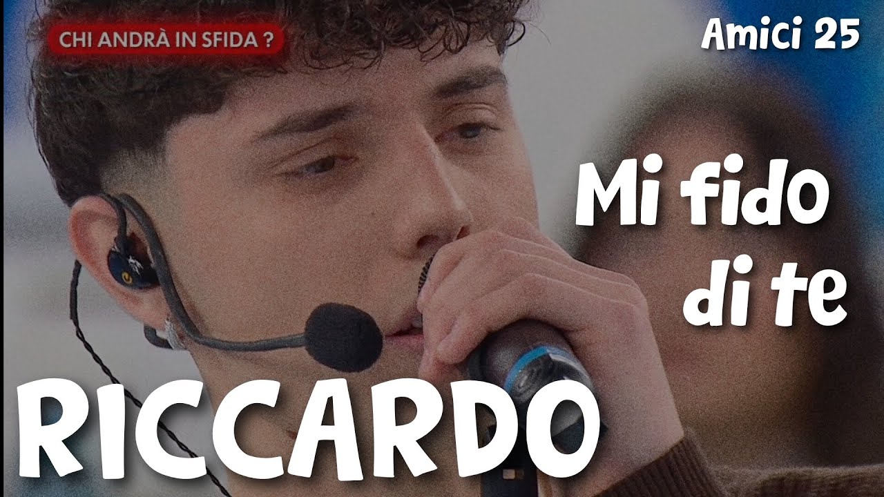 RICCARDO - Mi fido di te (Audio e testo) | Amici inediti 2025