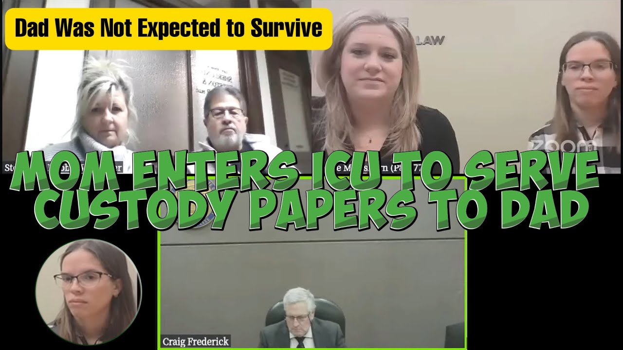 Mom Enters ICU to Serve Custody Papers to Dad | Dad Was Not Expected to Survive