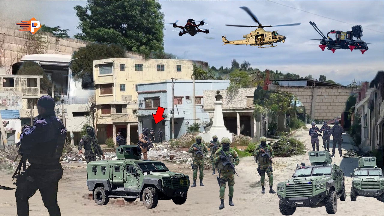 Gwo rèl Vilaj de Dye! Lapolis sène Izo, TaskFòs lage drone, Kadad sou Kadav Matisan. Drame Petyonvil