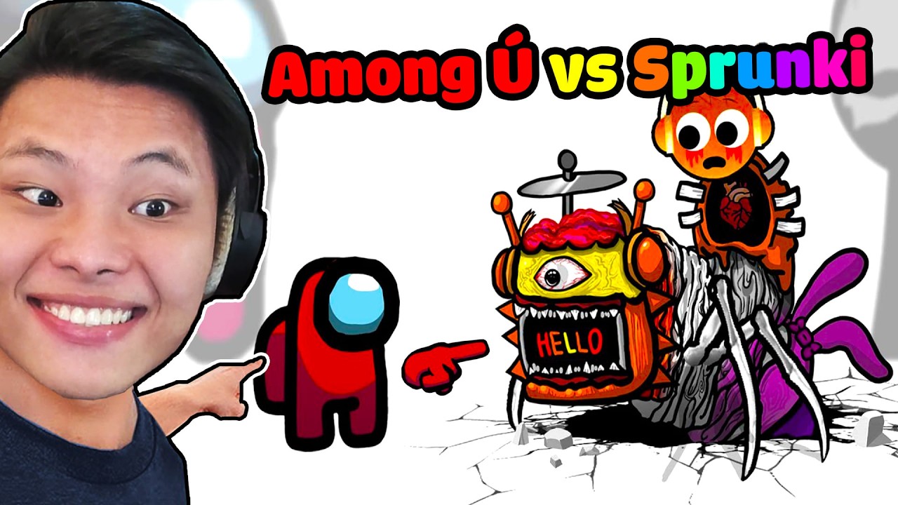 AMONG US đại chiến INCREDIBOX SPRUNKI😅JAYGRAY CƯỜI TỤT QUẦN VÌ KHỨA MINI CREWMATE TROLL LÀNG SPRUNKI