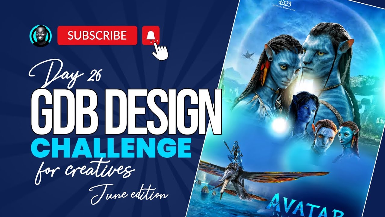 GDB DESIGN CHALLENGE Day 26 - Avatar Movie Poster in Pixellab