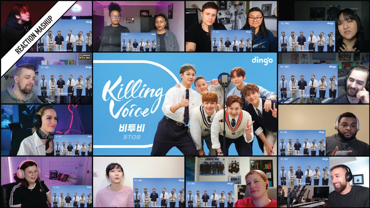 ‘BTOB(비투비) Killing Voice | Dingo Music’ reaction mashup