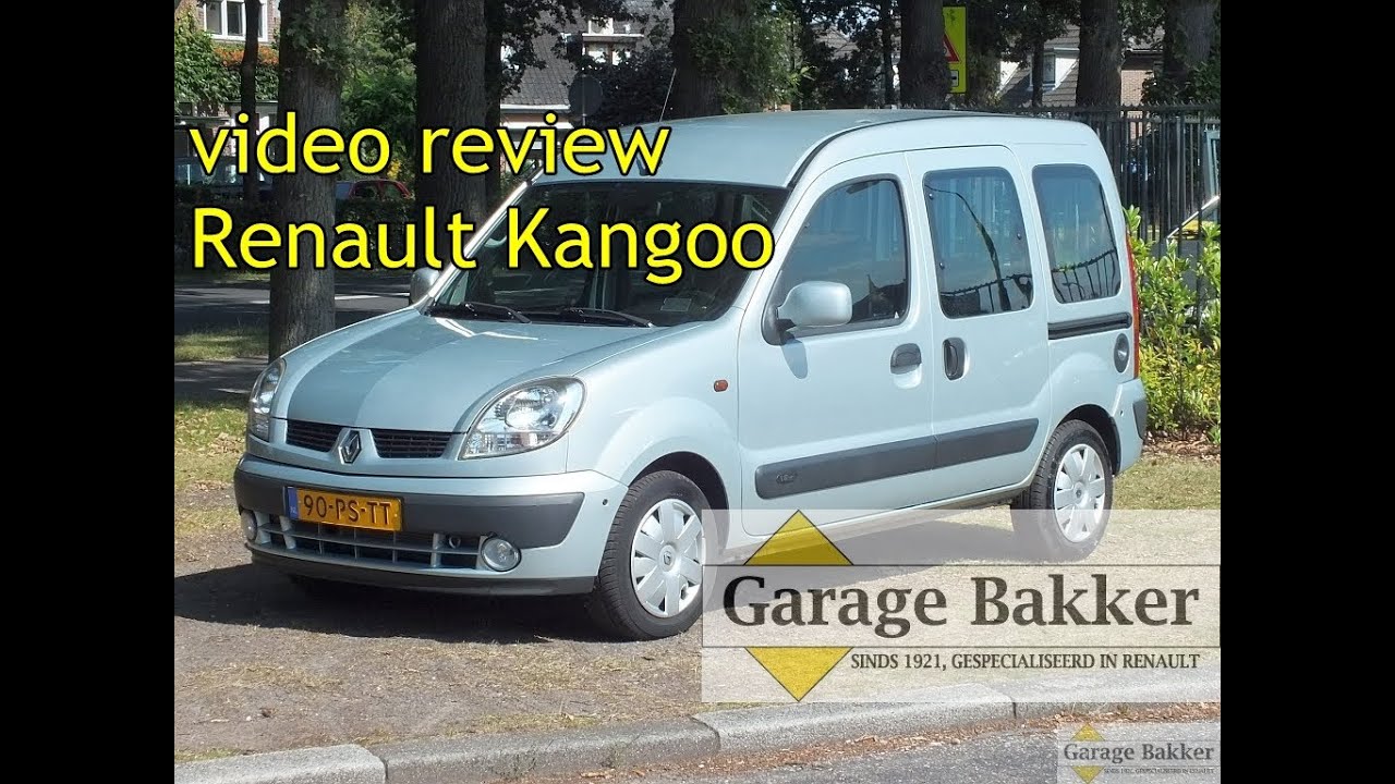 Video review Renault Kangoo 1.6 16v Automaat Privilège, 2004, 90-PS-TT