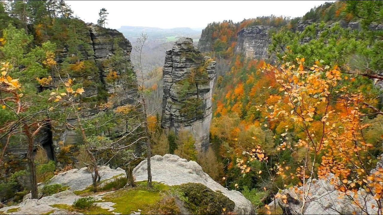 Verbotene Aussichten (21/21) - Herbst 2021 / Raingrund, Entenpfützenweg, Prebischtor / Böhm. Schweiz