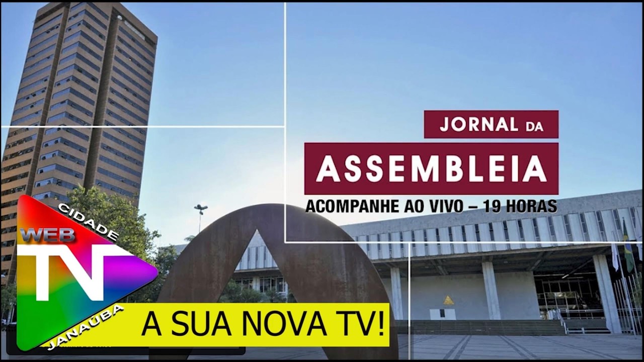 transmissão do JORNAL DA ASSEMBLEIA-MG  19/02/2026 às 19h. ao vivo