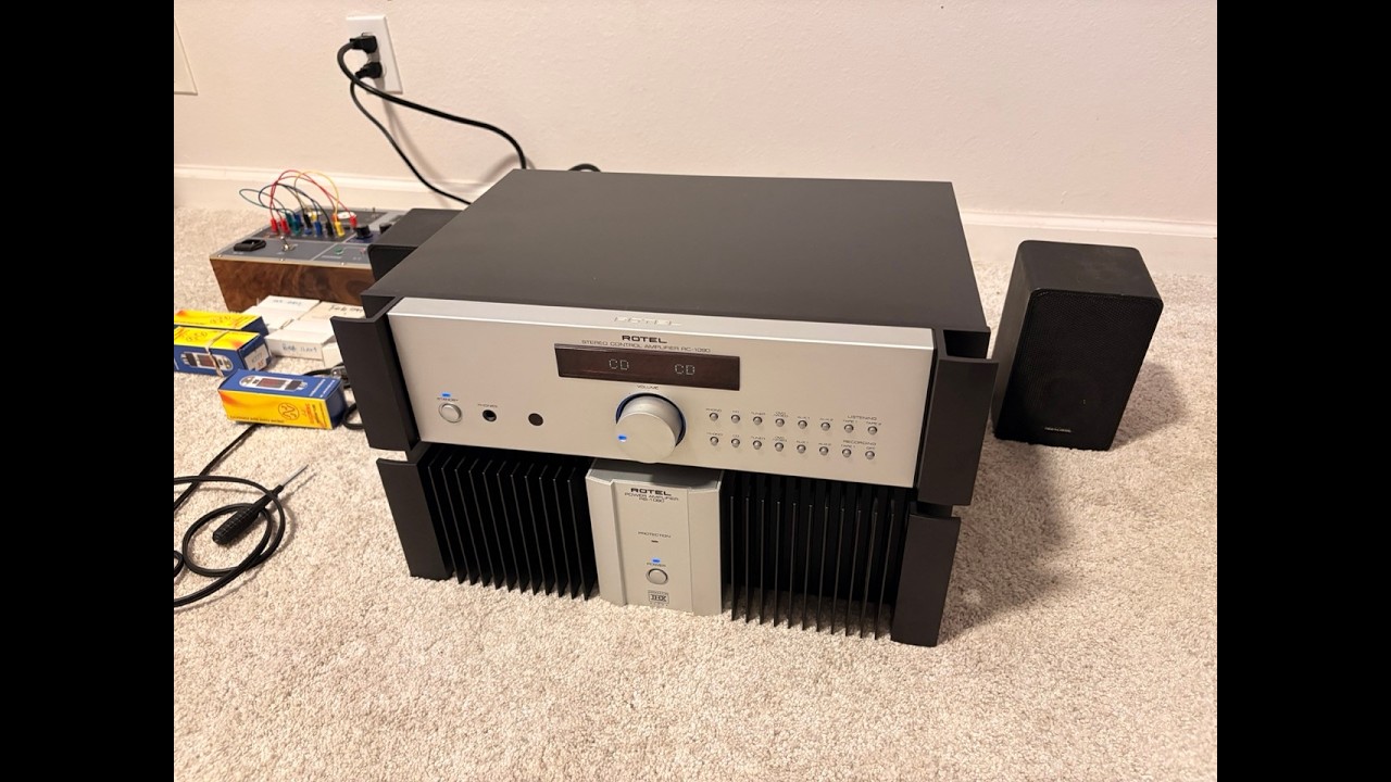 Testing Out My New Rotel Preamp and Amplifier (LOVING THEM, even through my minimus 7s!)