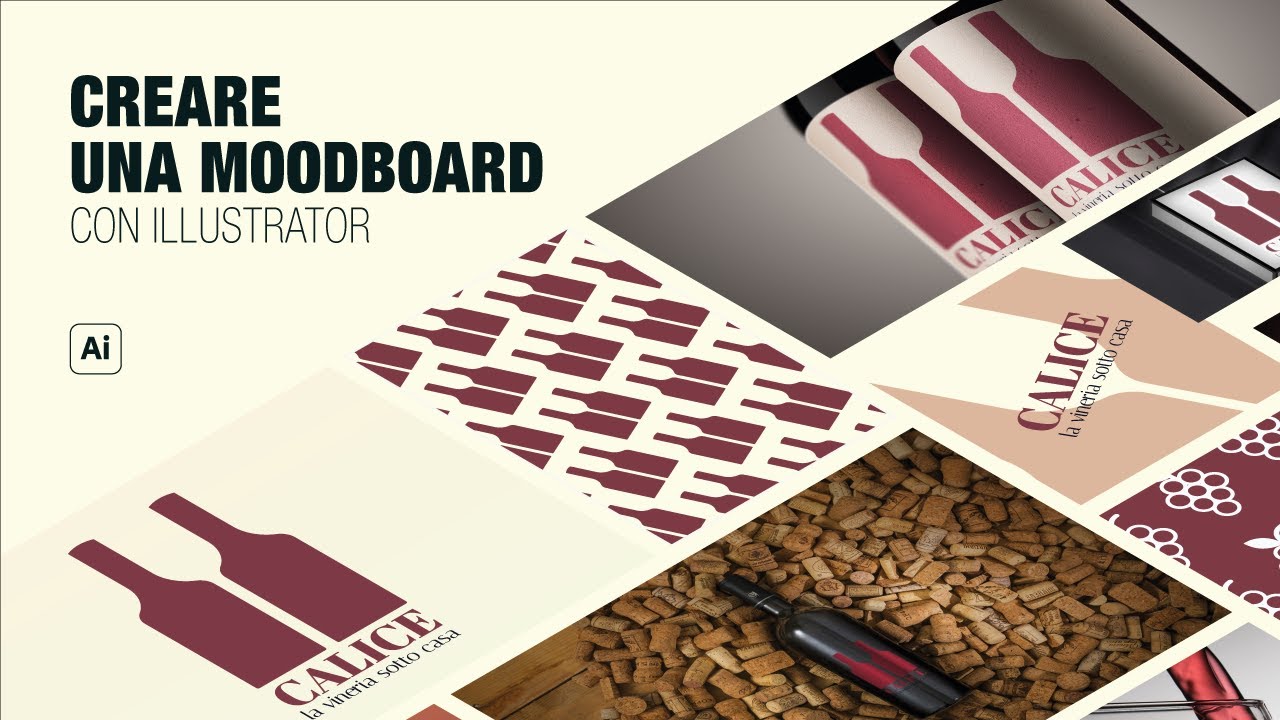 Come creare una Moodboard con Adobe Illustrator