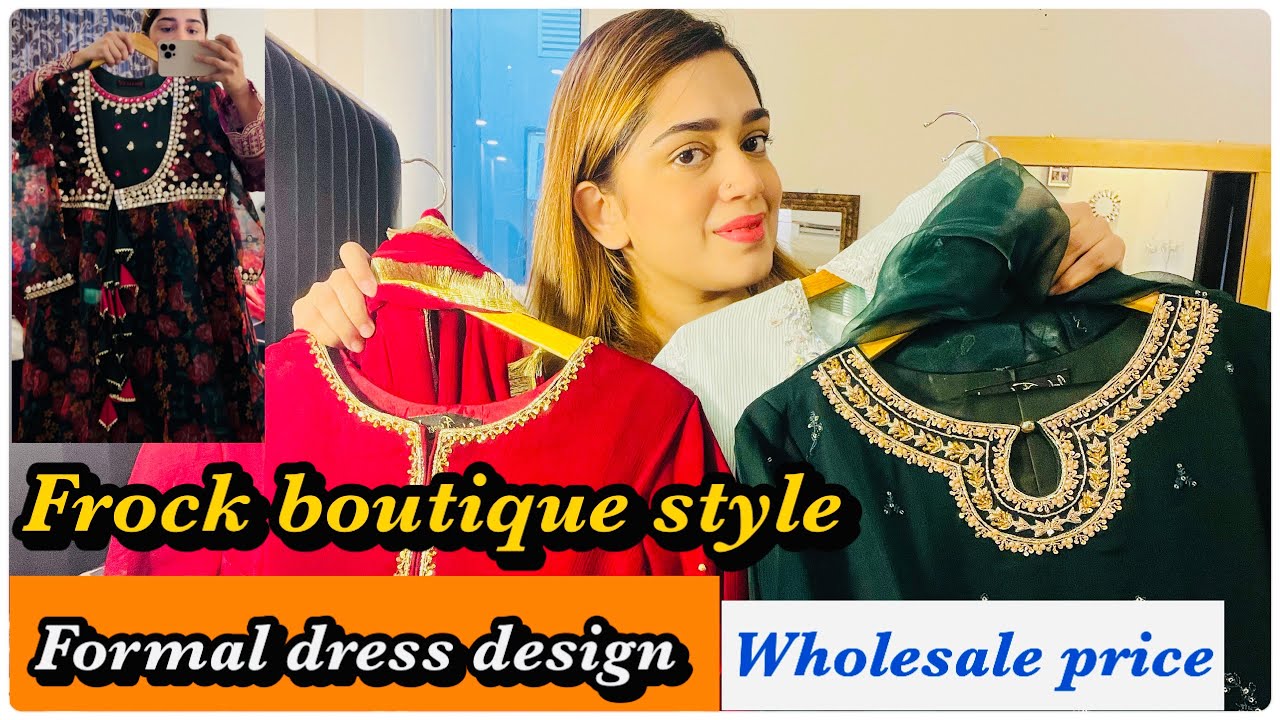 Latest Dress designing Ideas | Decent and Elegant Frock Designs Formal pakistani suits