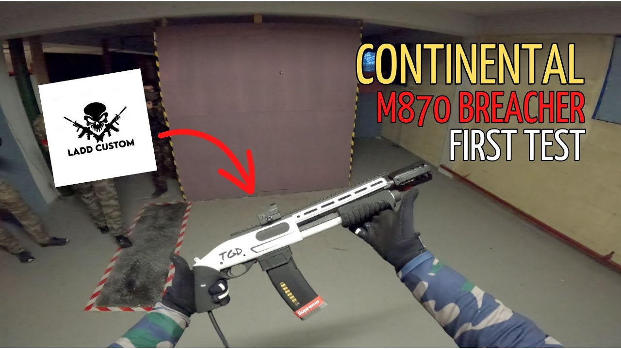 TGD / AIRSOFT🇫🇷 #40 CONTINENTAL CQB // M870 BREACHER FIRST TEST