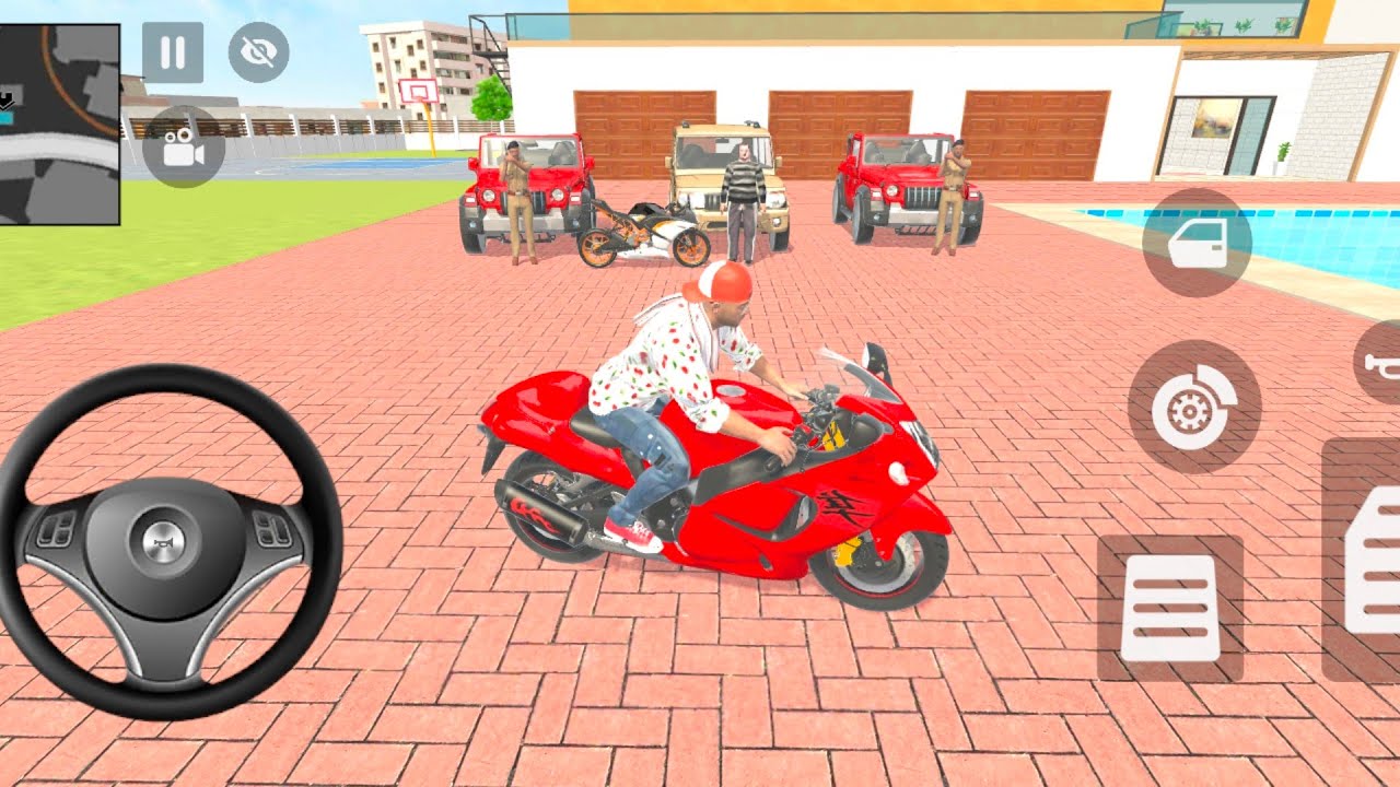 Franklin order by 2️⃣ Mahindra Thar & 1️⃣ jeep &1️⃣ Ktm bike in Indian 🇮🇳 bike Auto Simulator 😍