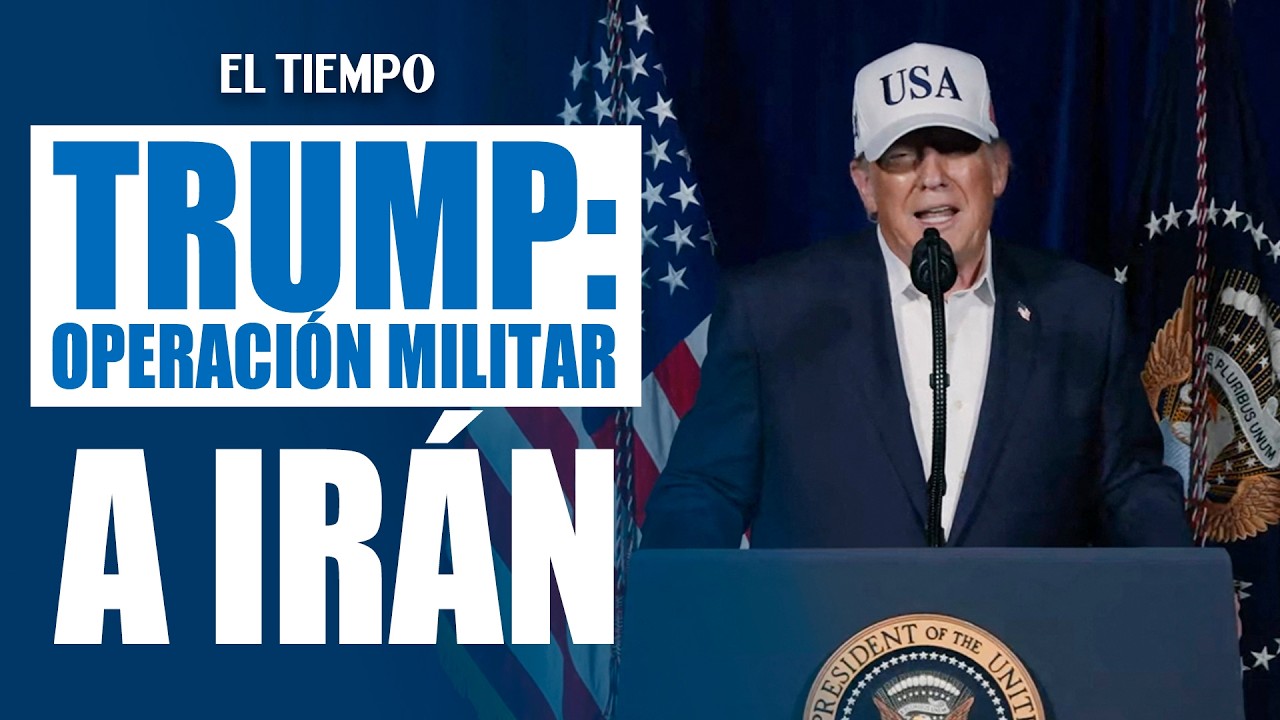 Así anunció Donald #Trump la operación militar estadounidense en #Irán | EL TIEMPO