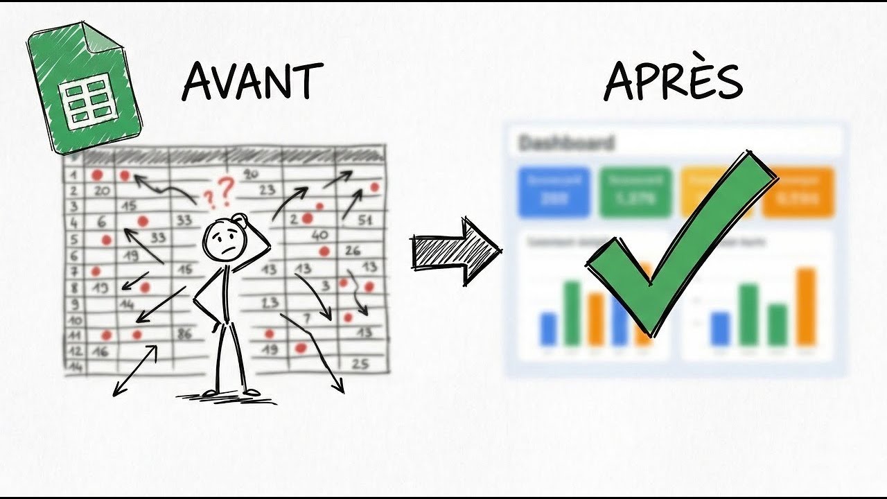 Google Sheets : Crée ton Tableau de Bord en 7 minutes (modèle offert)