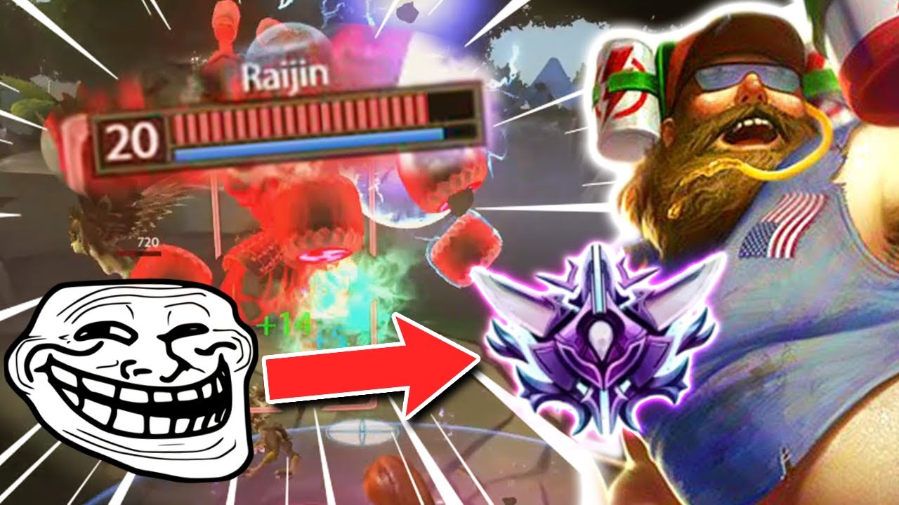 Can I get to Masters Ranked Conquest With ONLY Meme Builds in SMITE?