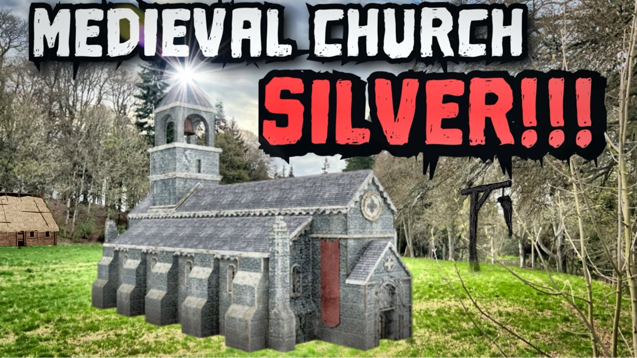TRIPLE SILVER on the MEDIEVAL CHURCH site - XP DEUS 2