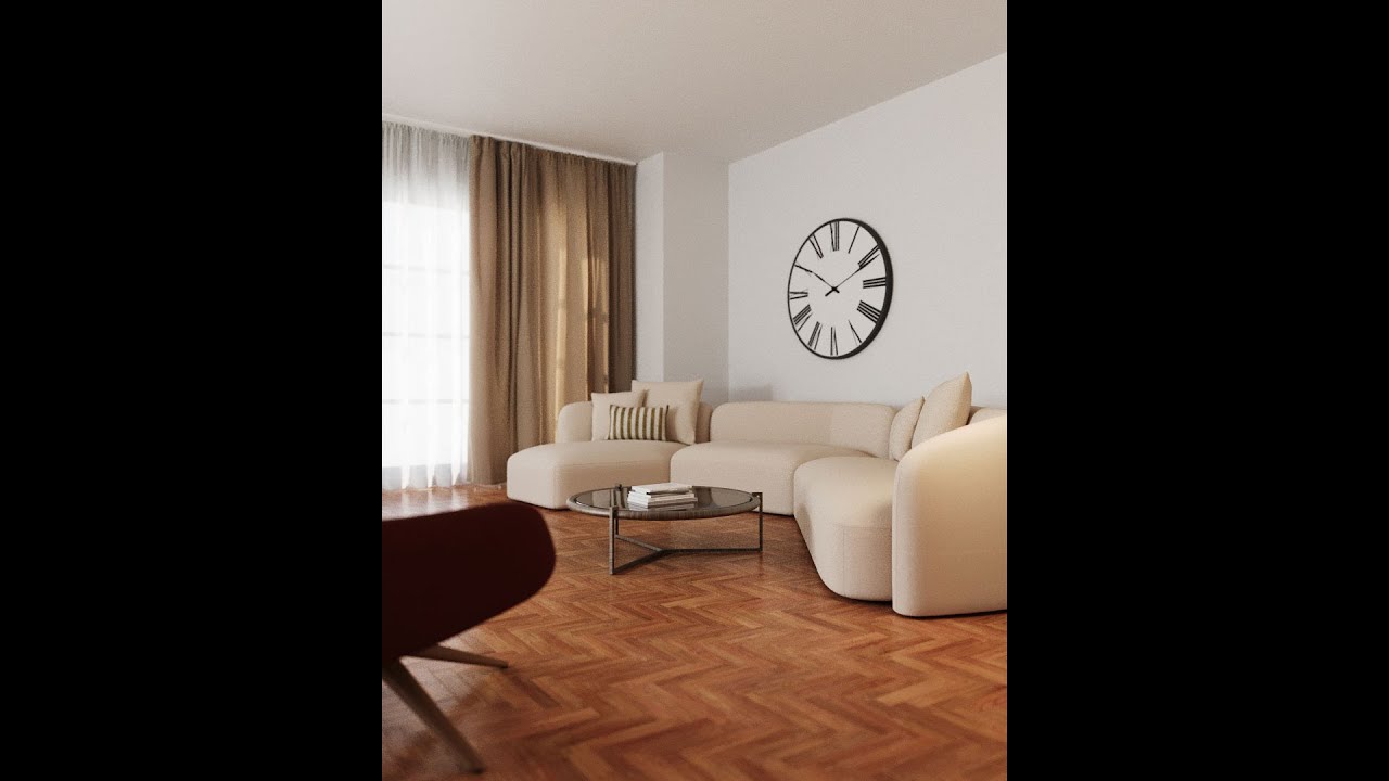 3dsMax Modern Interior Corona Render