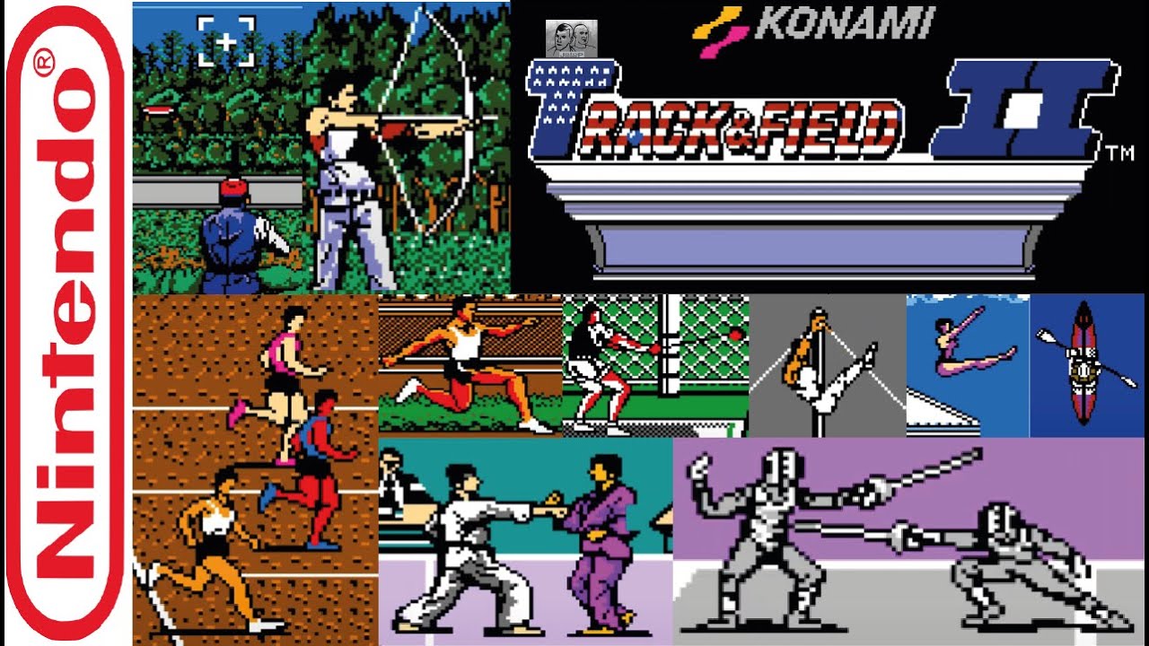Track & Field II NES - C&M Playthrough