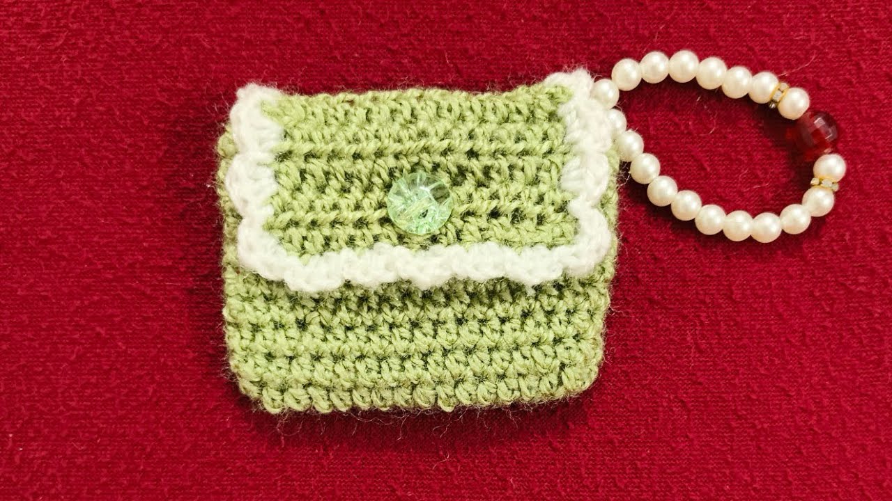 How to crochet cute clutch in easy way।क्रोशिया से ये प्यारा सा क्लच कैसे बनाएं, बहुत ही आसान तरीका 
