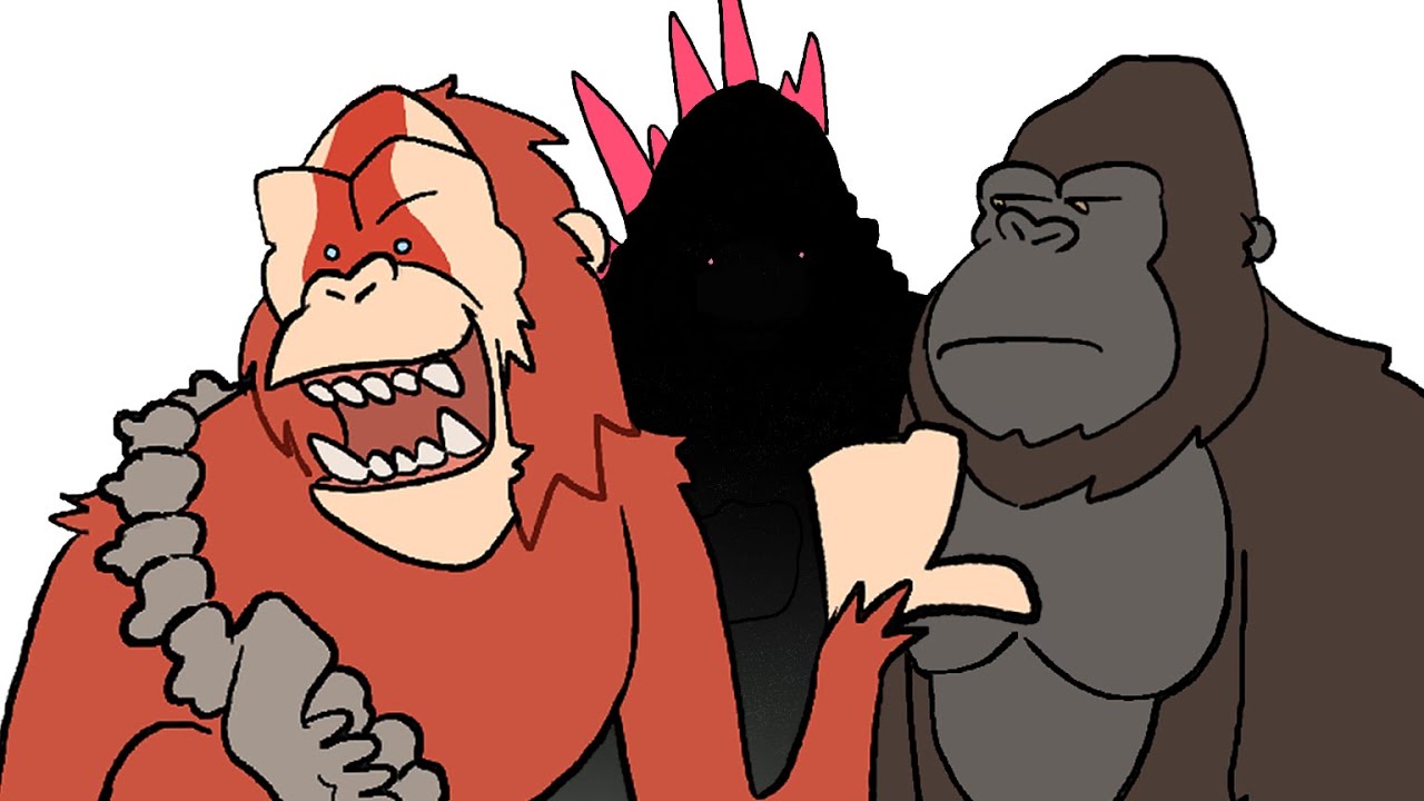Look at this monkey  (Godzilla x Kong animated)