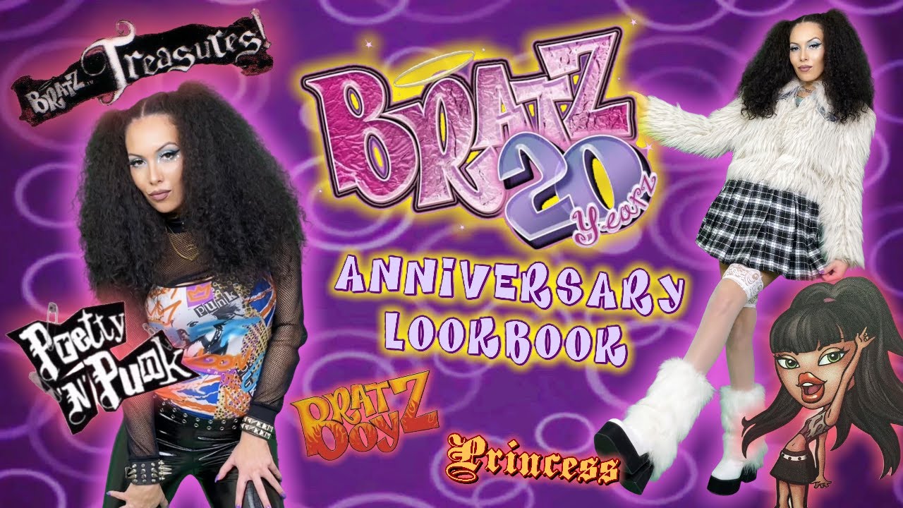 Bratz LookBook 20th Anniversary 💖 Dressing Like Bratz Dolls - 2000's Fashion
