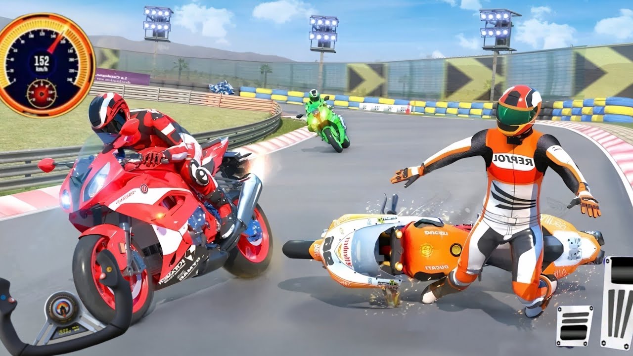 GT Racing Bike Race | Fastest Moto Run