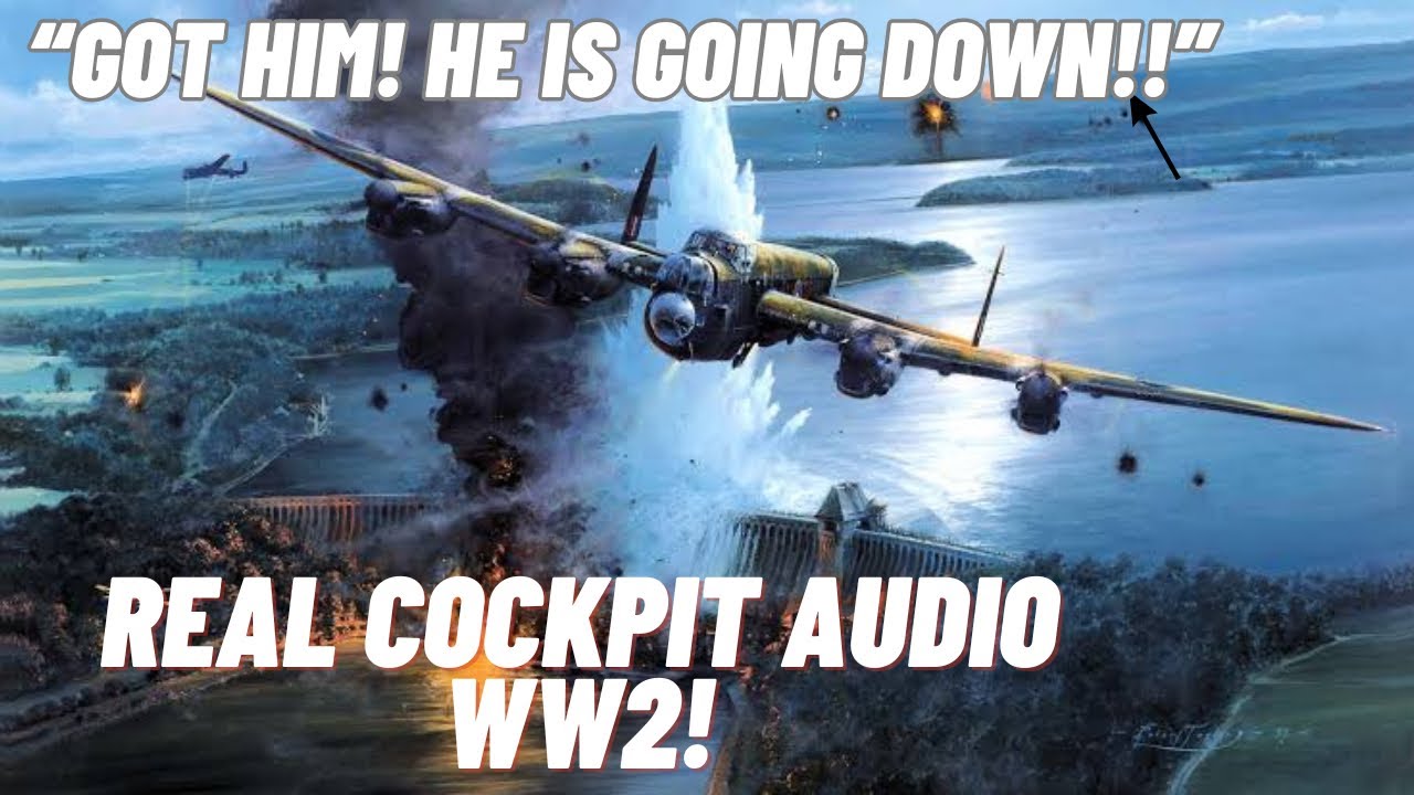 Bomber crews intense cockpit conversation during a raid! #realaudio