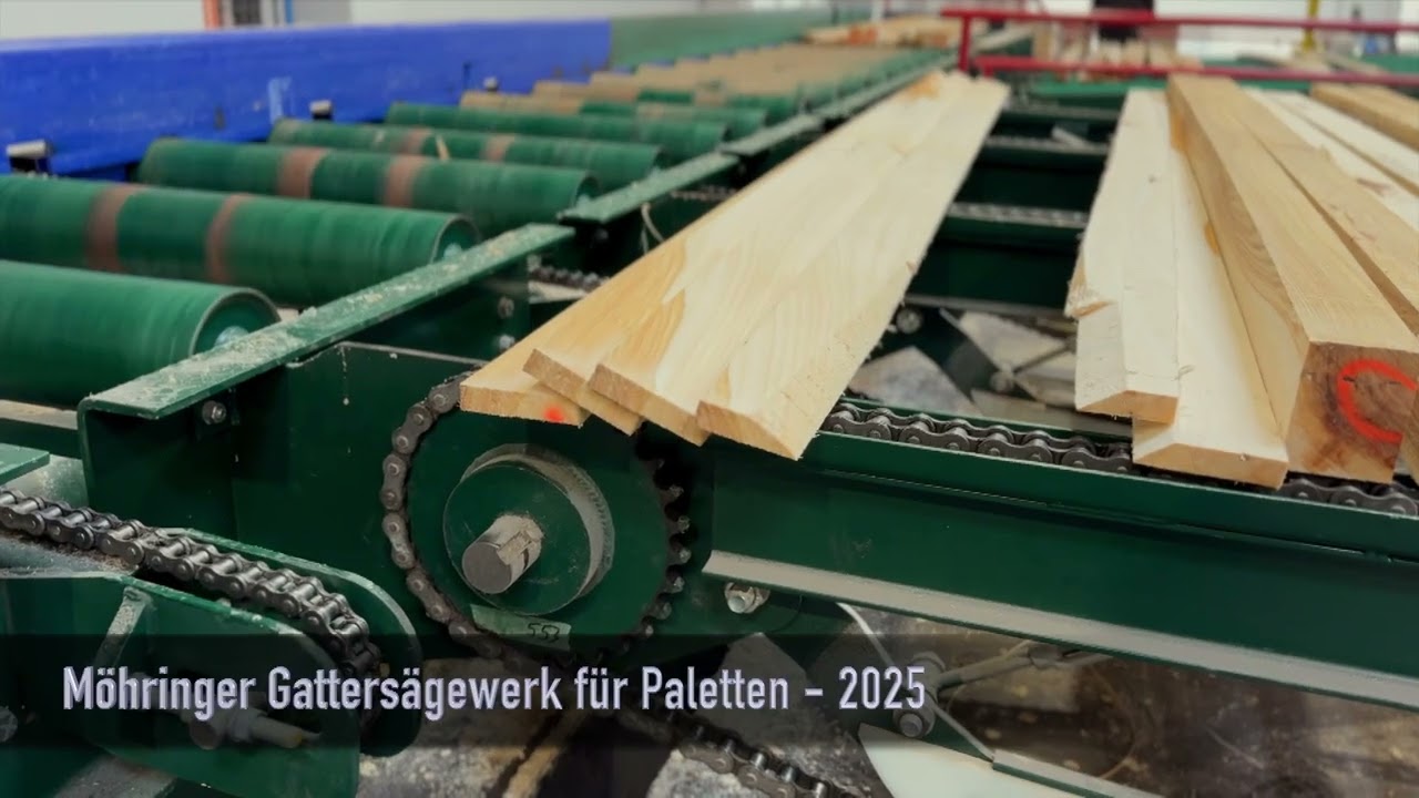 Sägewerk für Paletten