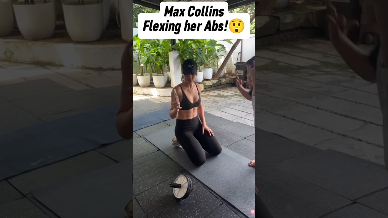 Max Collins Flexing her Abs!😲 #maxcollins #shorts @MaritesAkoTV