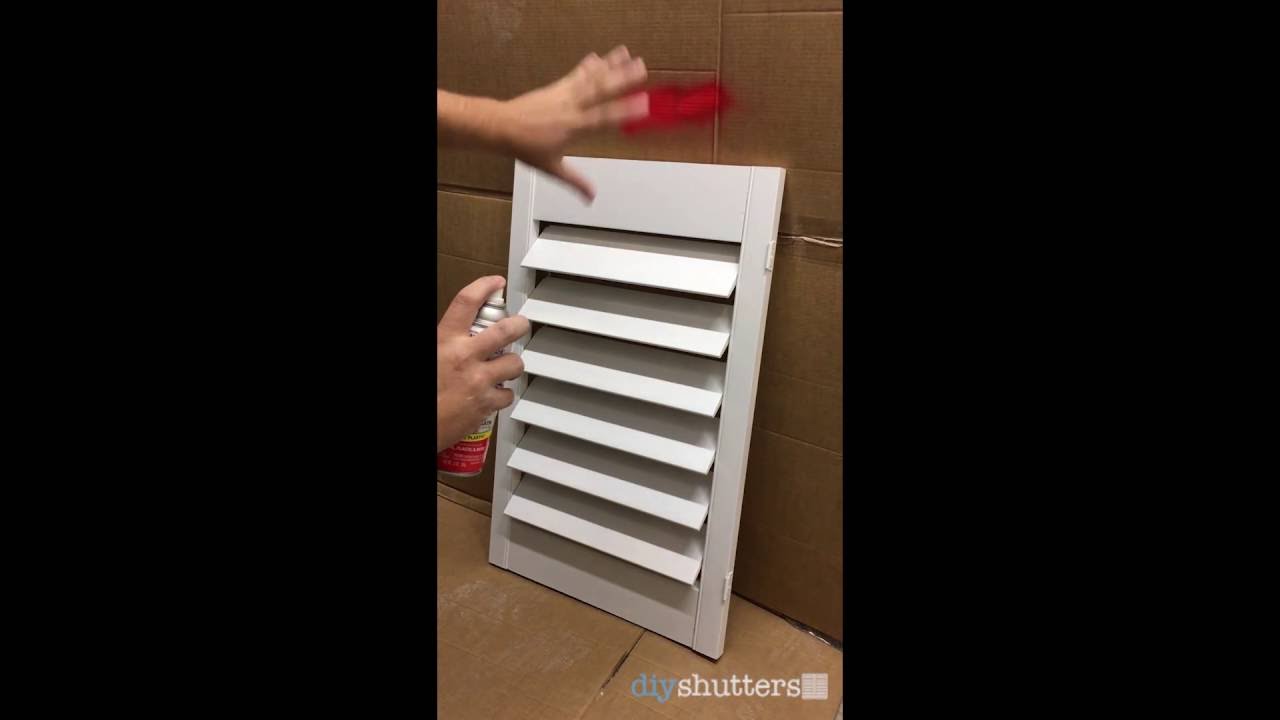 How to paint your shutters - DIY Shutters