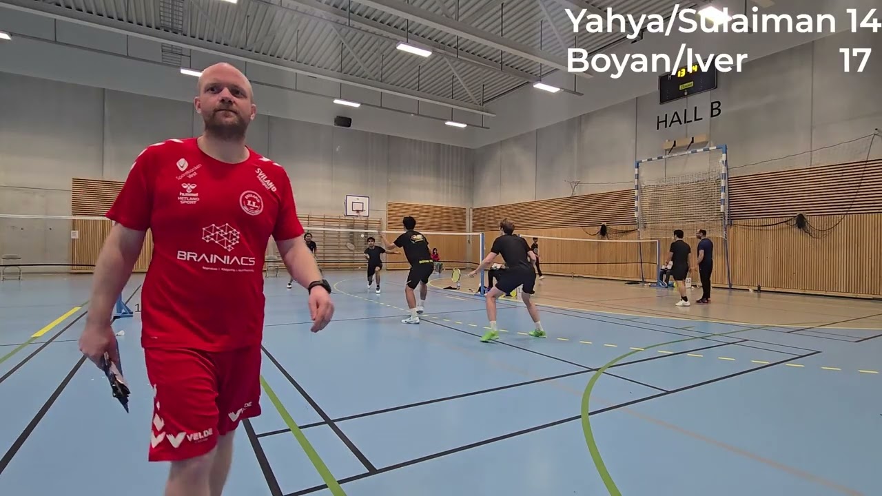 Stavanger Cup 2026 | Badmintong Norway | Men doubles | Sulaiman and Yahya VS Boyan and Iver