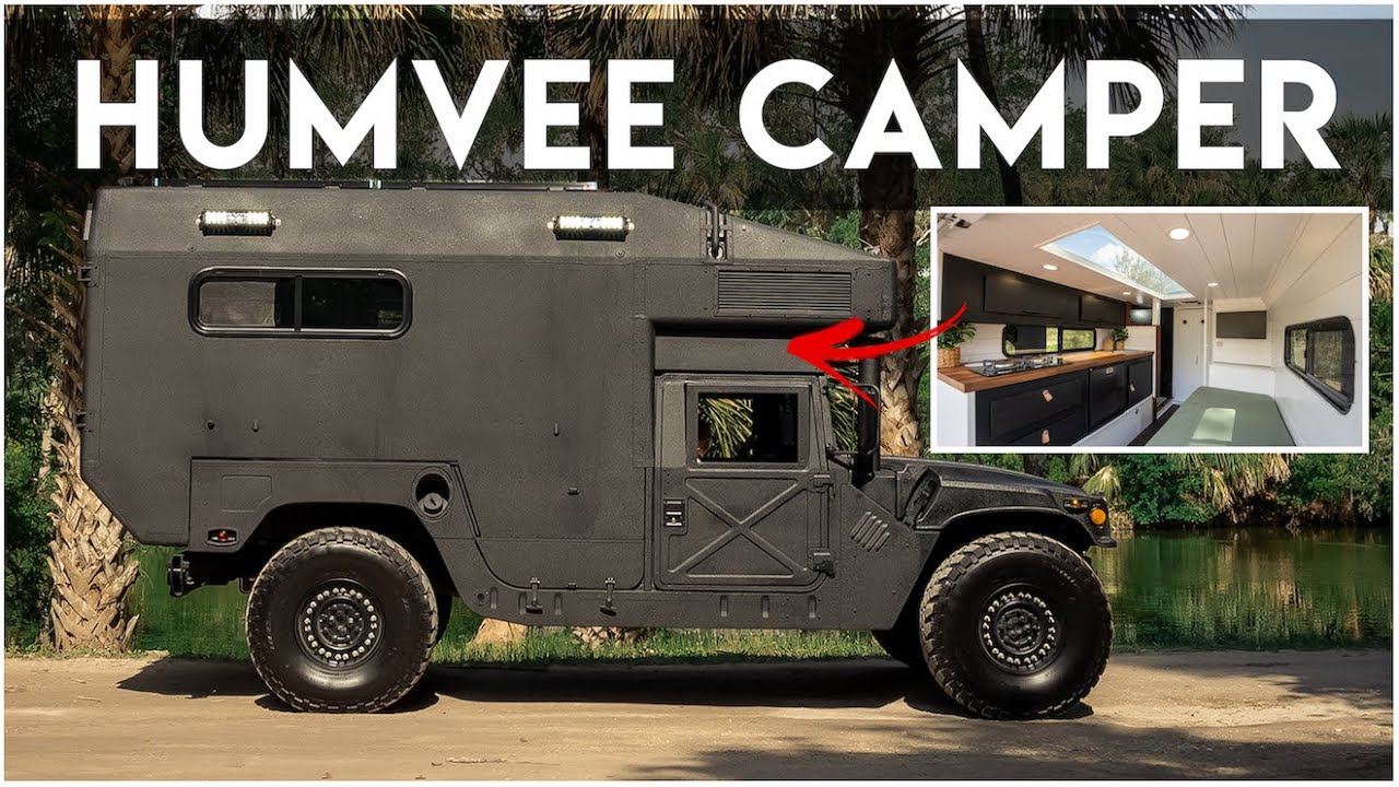 РЕДКИЙ Humvee, превращенный в кемпер (полный обзор)