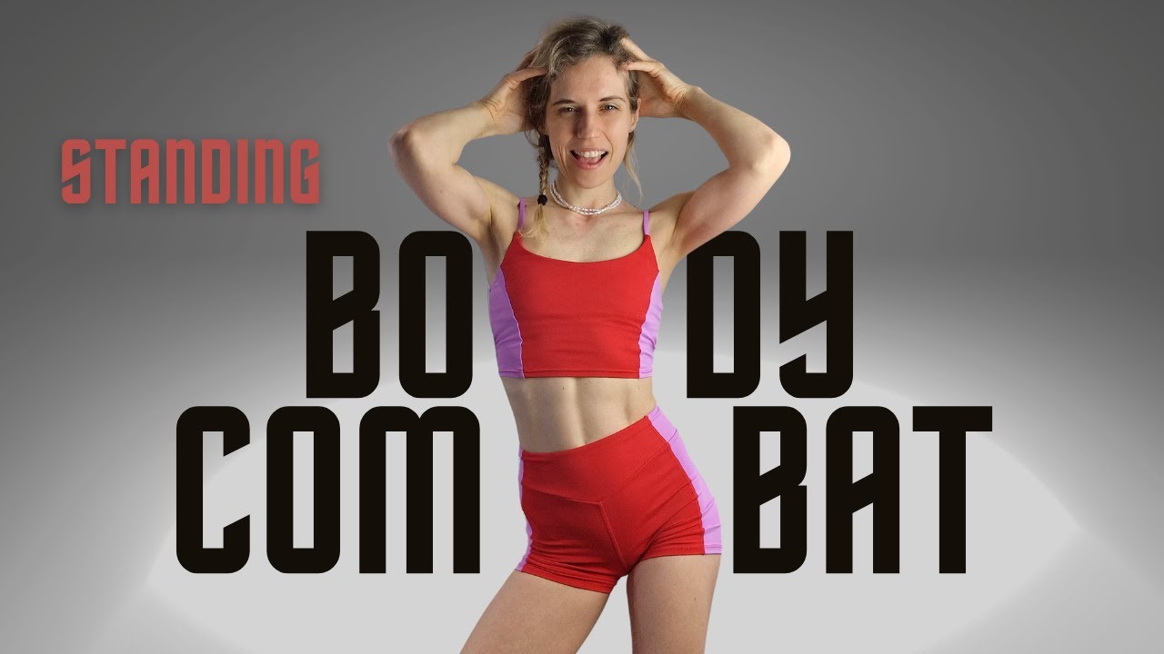 40 MINUTE STANDING BODY COMBAT HIIT WORKOUT - NO REPEAT - NO EQUIPMENT - FAT BURNING
