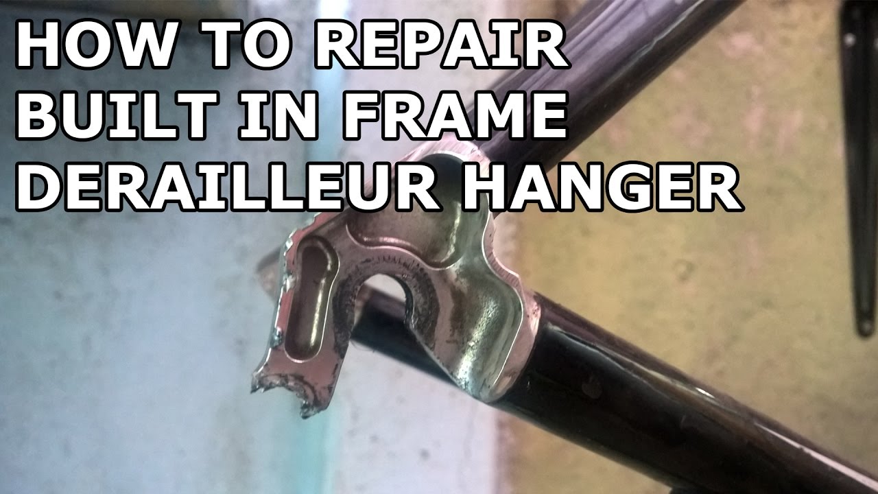 how to repair derailleur hanger built in frame (SCOTT CR1 2009)