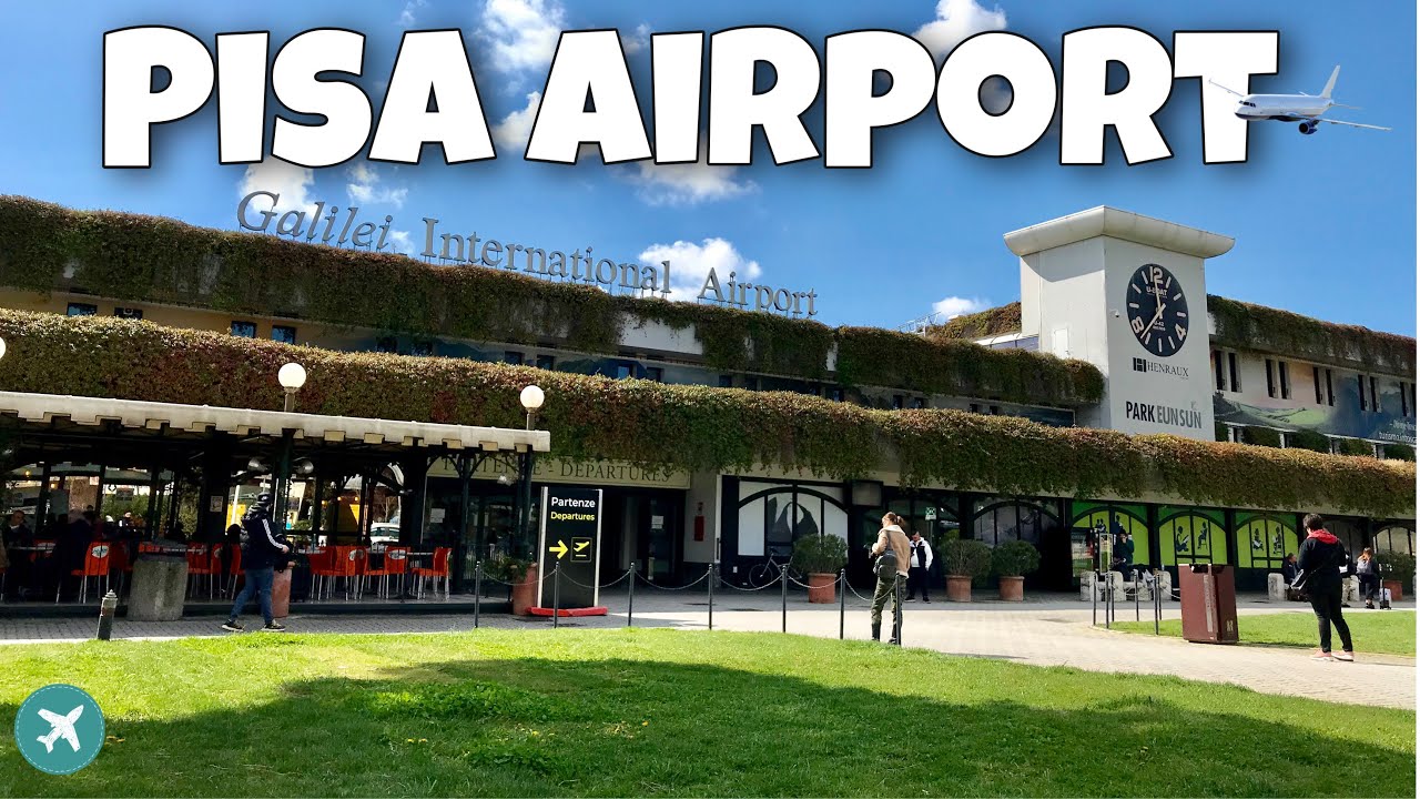 [4K] 🇮🇹 Pisa Galileo Galilei International Airport | Italy