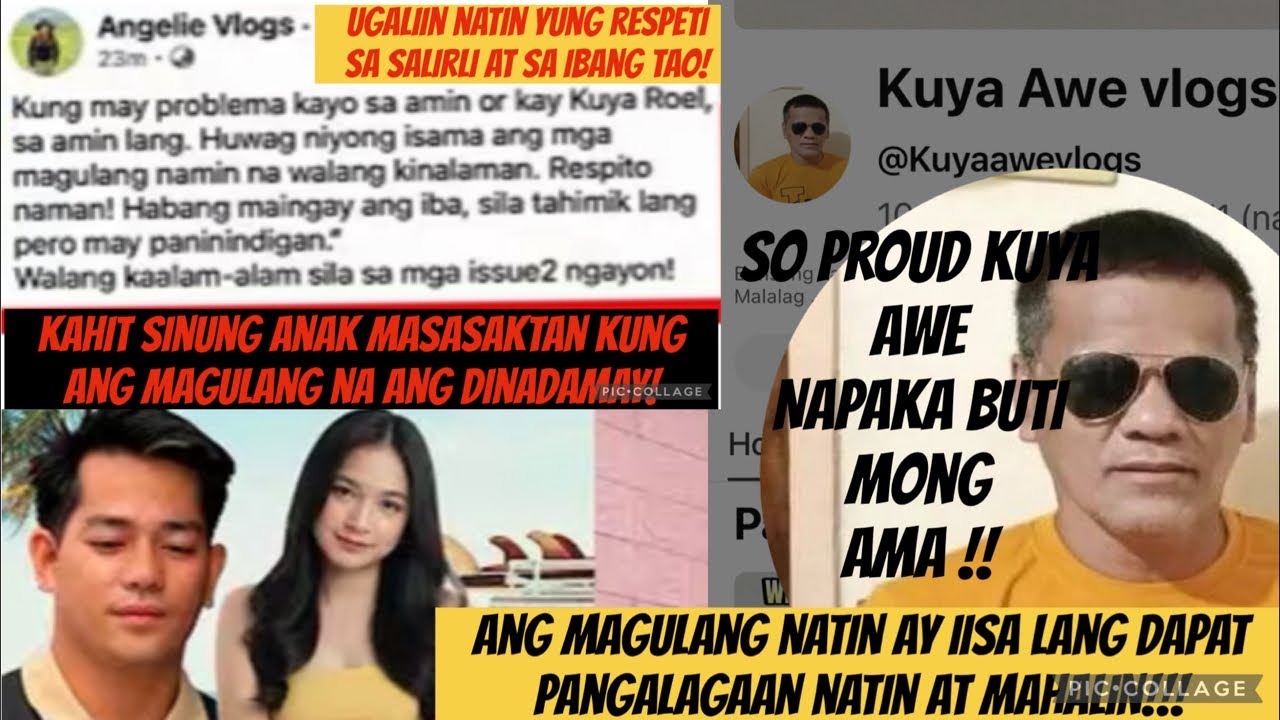 Sa usapin patungkol sa pang iinsulto ki kuya awe walang anak na hindi masasaktan!#roelofmalalag