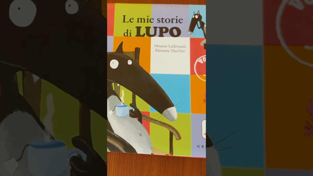 Il lupo triste che vuole cambiare colore 🤣 #audiolibro #fiabeperbambini