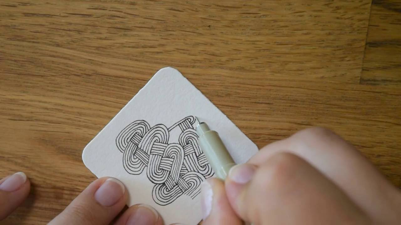 Zentangle® Muster: Jaysix