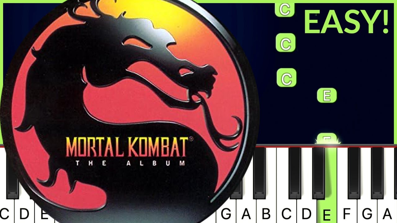 Techno Syndrome - Mortal Kombat | EASY (One Hand) Piano Tutorial