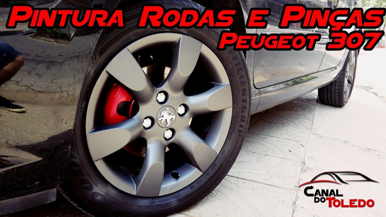 Pintura das Rodas e Pinças de Freio Peugeot 307