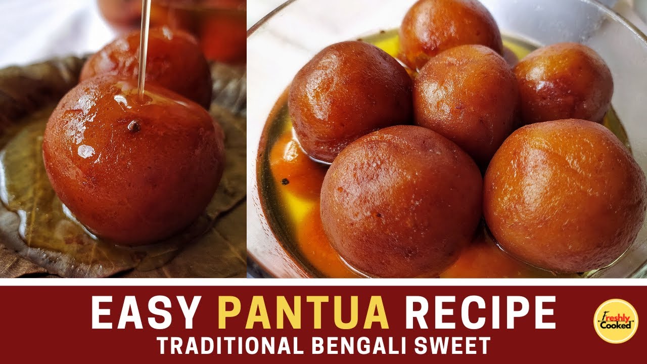 Easy Soft Pantua Recipe In Bengali | Chanar Pantua | Traditional Bengali Sweets Recipe