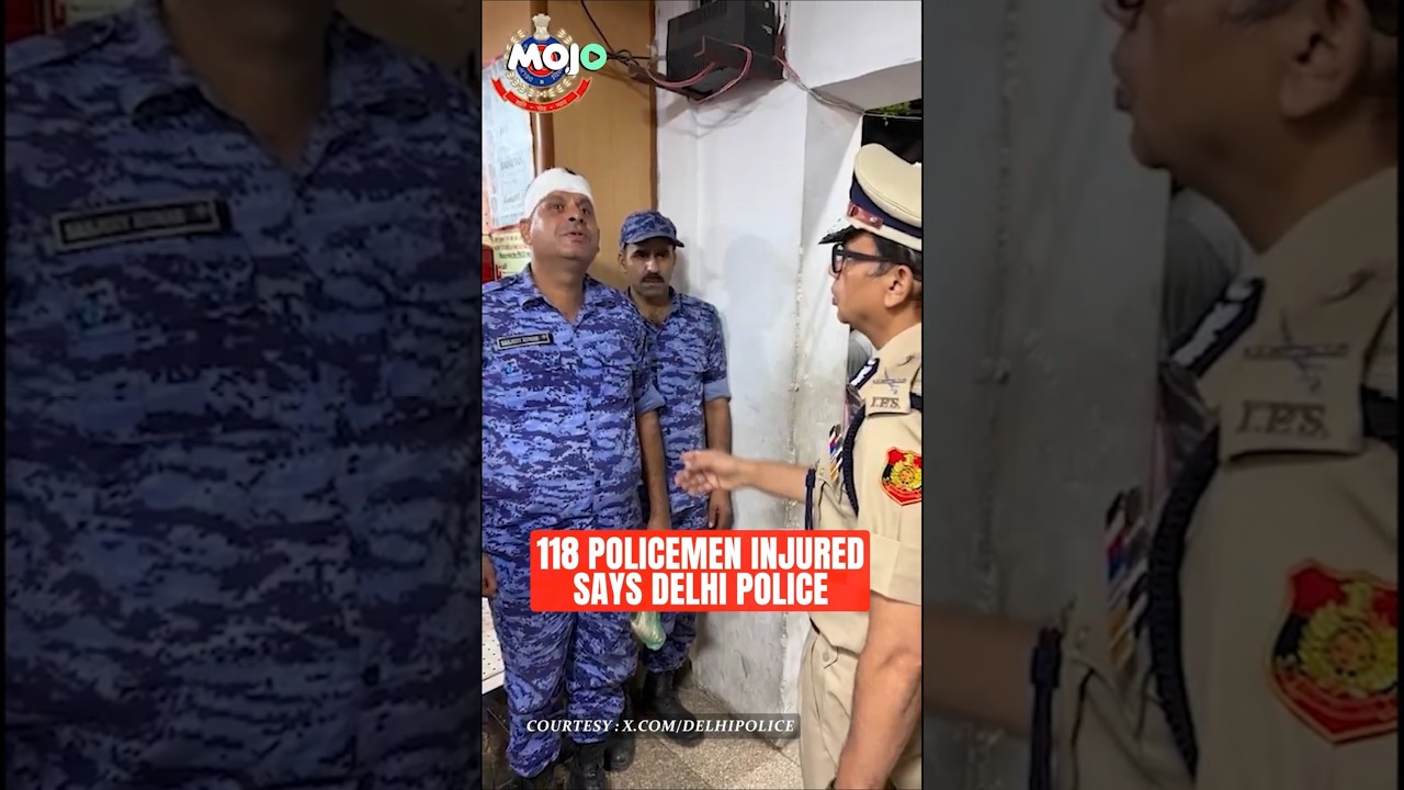 CJP Protests I Delhi Police Says 118 Cops also Injured  #cjp #cockroachjantaparty #viral