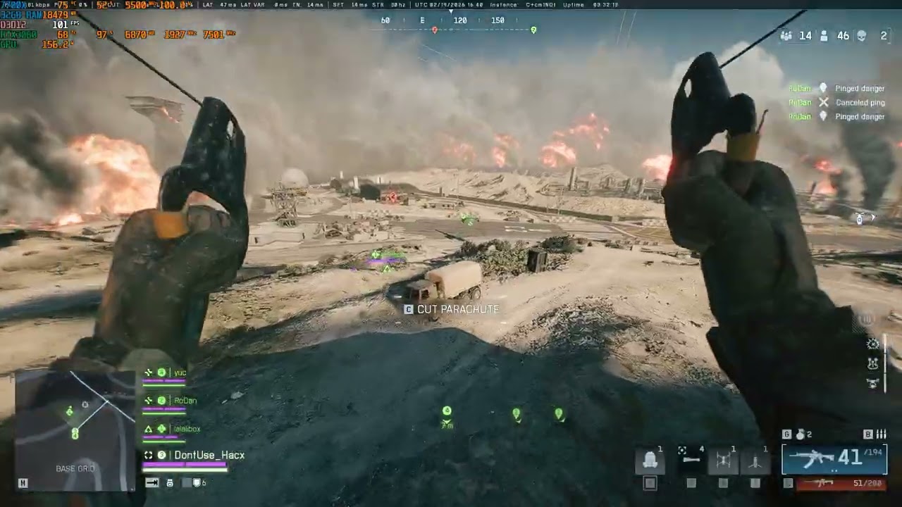 New Season of Battlefield 6 RedSec RTX 3060 12GB R7 7700X
