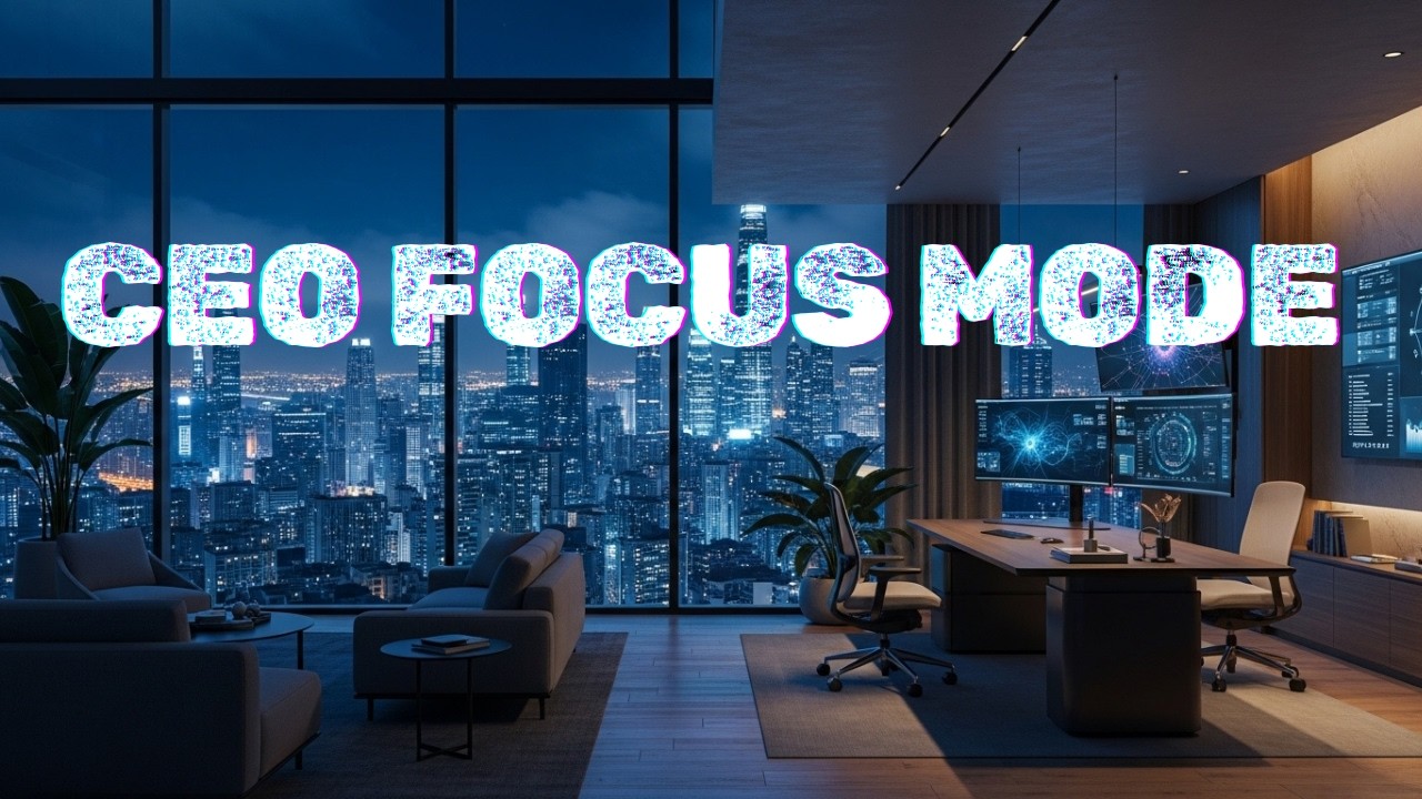 CEO Focus Mode — Deep Work Music for Elite Productivity & Zero Distractions