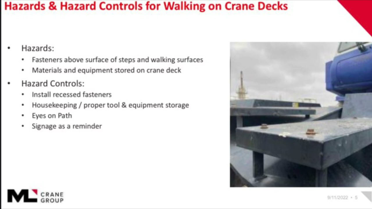 Toolbox Talks: Walking & Working Surfaces