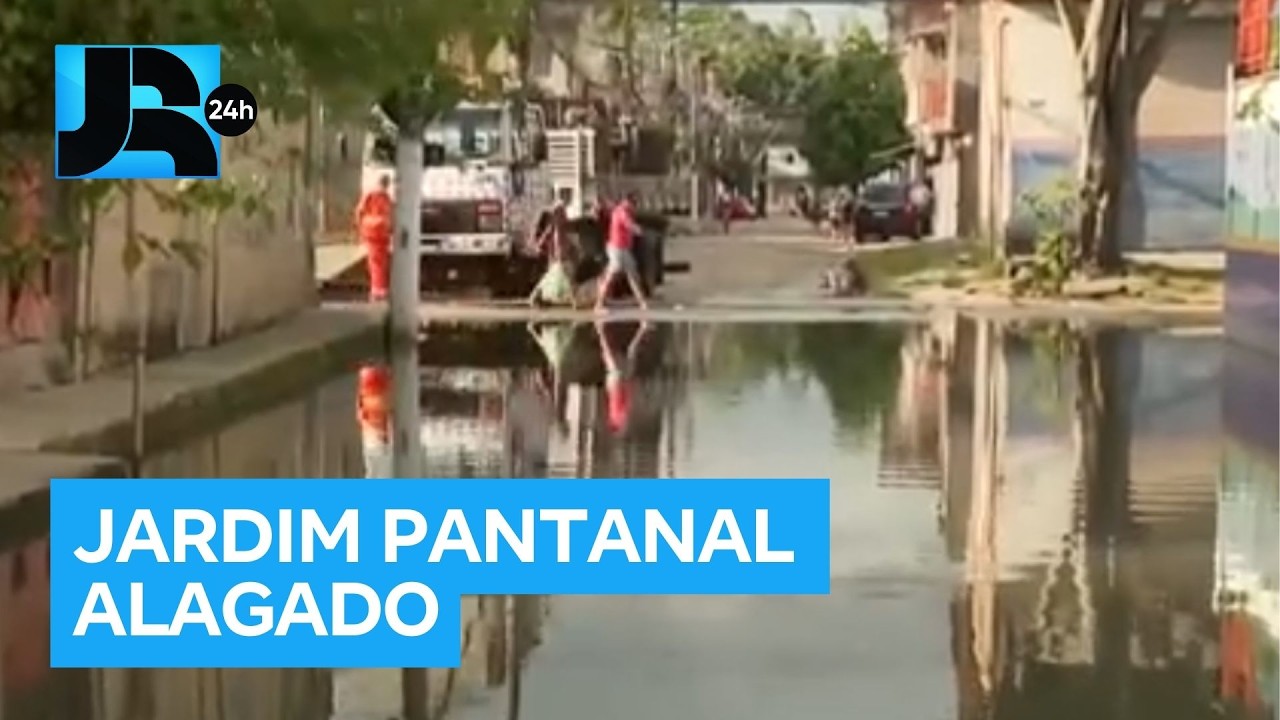 Descaso e alagamentos marcam o cenário no Jardim Pantanal após fortes chuvas em SP