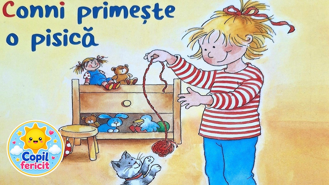 CONNI PRIMEȘTE O PISICĂ 🐈| Poveste educativă și emoțională pentru copii, despre empatie și atașament
